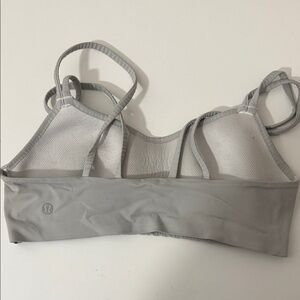 lululemon athletica Light Gray Sports Bra